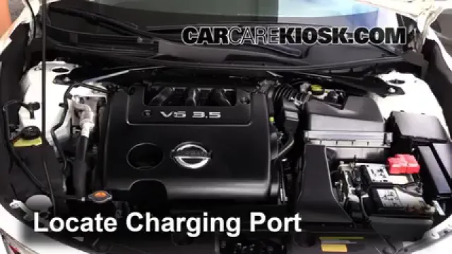 2015 Nissan Altima SL 3.5L V6 Air Conditioner Recharge Freon